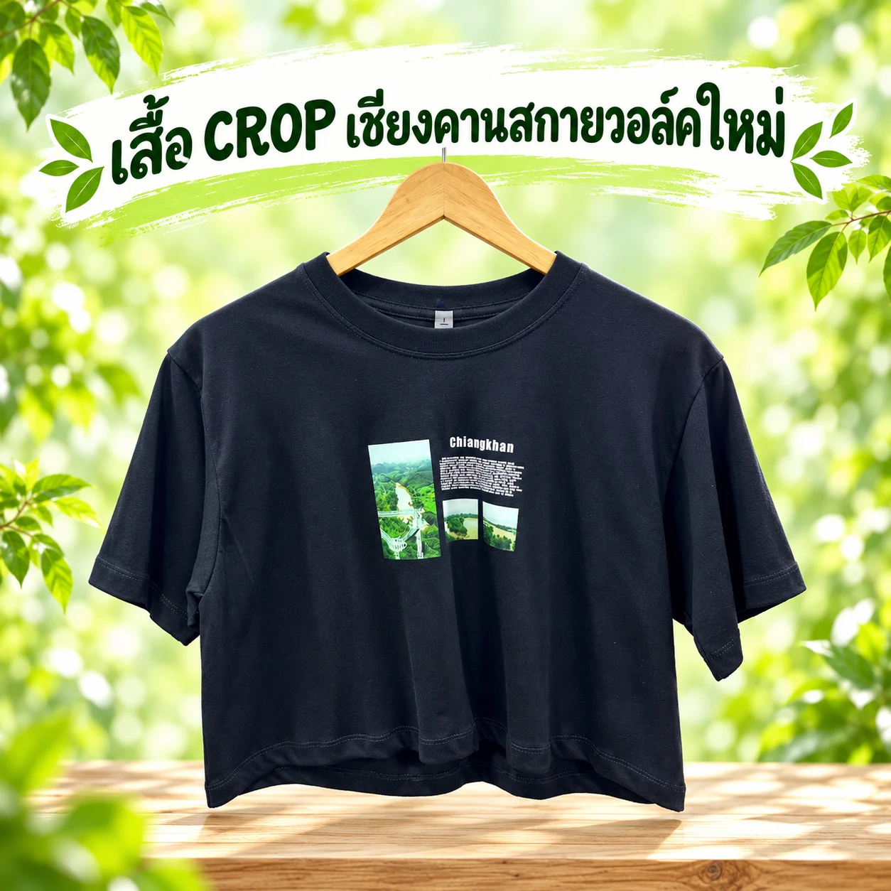 เสื้อ CROP เชียงคานสกายวอล์คใหม่