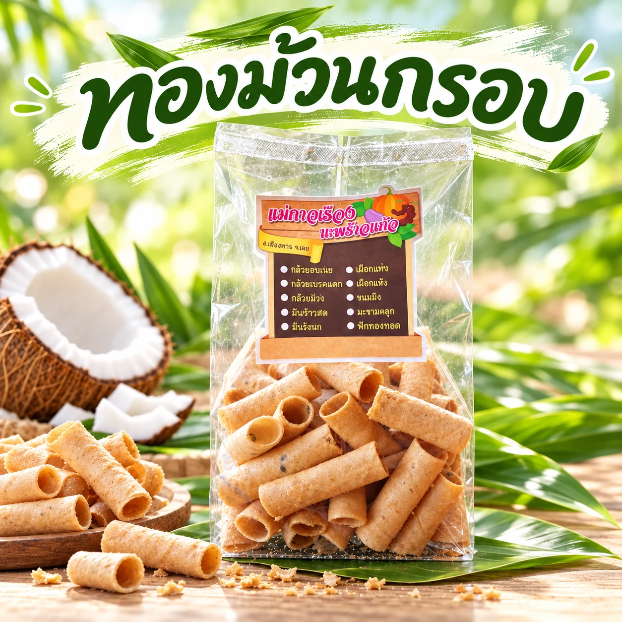 ทองม้วนกรอบ